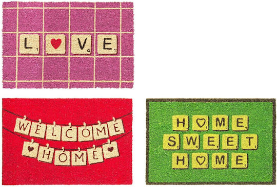 Bizzotto Doormat from Coconut Tree Green 40x60cm 0280666 Green Bizzotto Doormat from Coconut Tree Green 40x60cm 0280666 Green