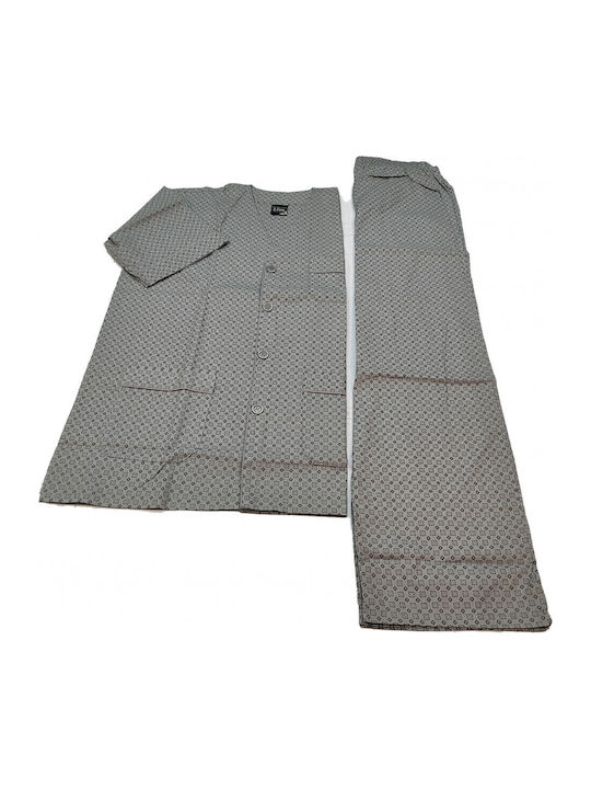 Lion Men's Summer Pajama Pants Gray