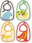 Boboli Bib Fabric with Button Multicolored 4pcs