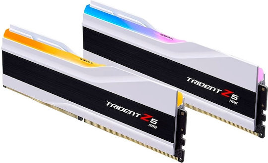 G.Skill TridentZ5 DDR5-32gb×2（64gb）CL32 G.Skill Trident Z5 RGB 64GB DDR5 RAM cu 2 module (2x32GB) și
