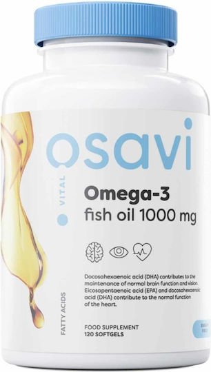 Osavi Omega-3 Fish Oil 1000mg 120 softgels