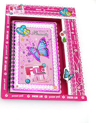 Notebook Block Spiral Pink