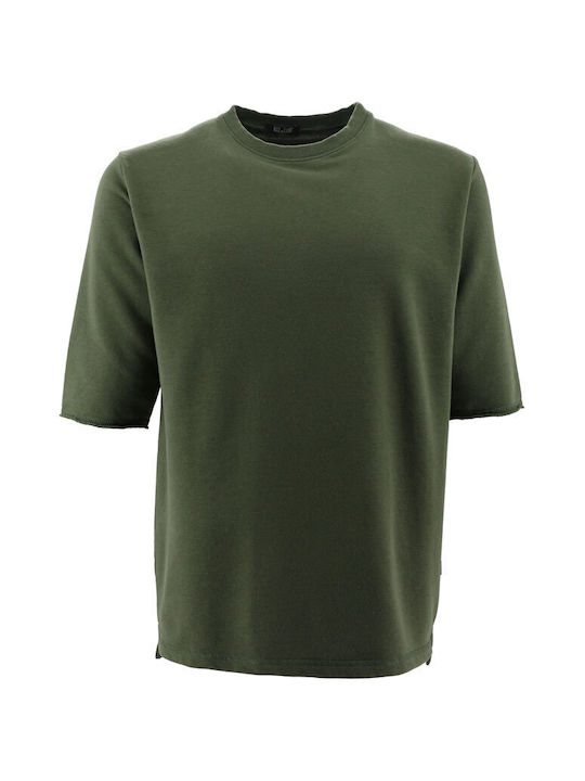 Rose & Cigar Men's Short Sleeve T-shirt Green