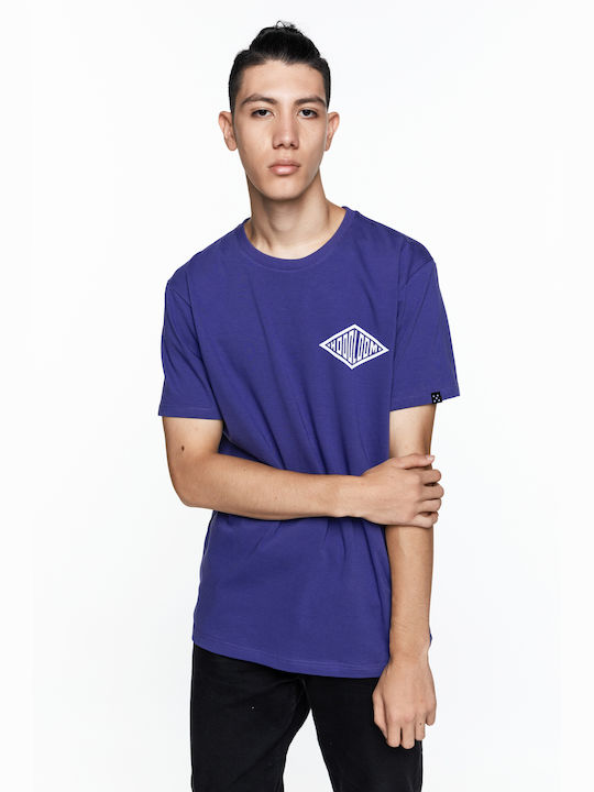 HoodLoom Men's Short Sleeve T-shirt Purple