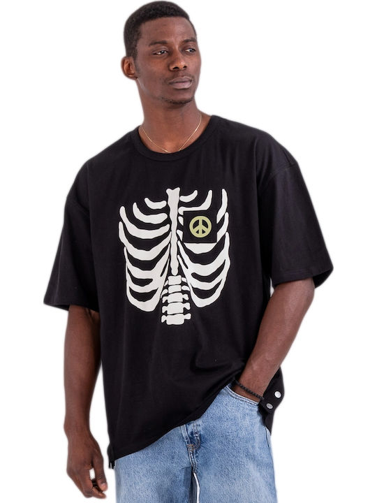 T-shirt Μαύρο