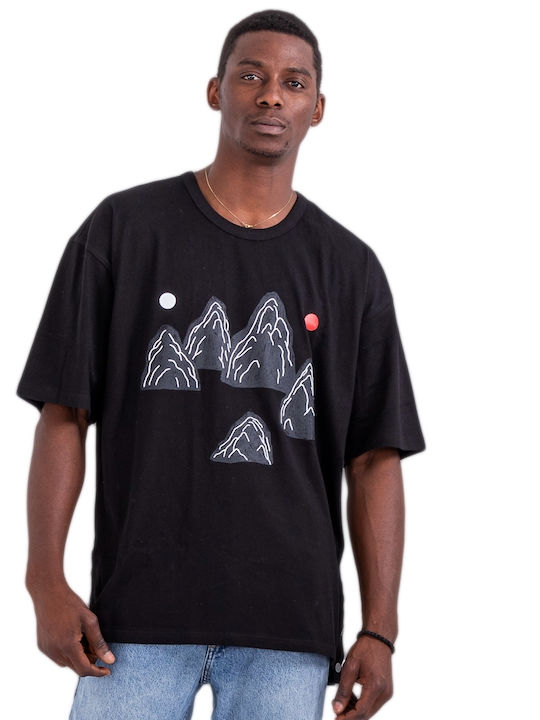 T-shirt Μαύρο