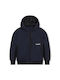 Timberland Boys Casual Jacket Navy Blue with Ηood