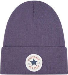 Converse Beanie Unisex Σκούφος Πλεκτός σε Μωβ χρώμα
