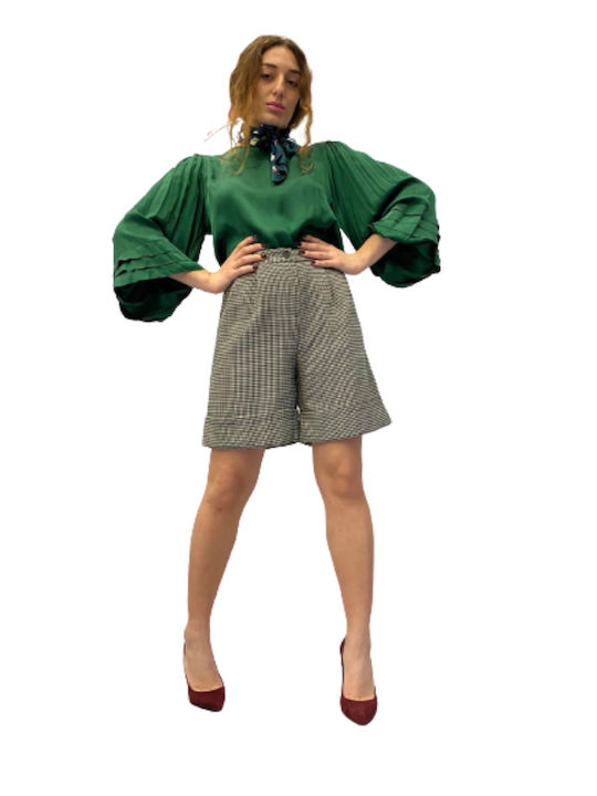 Tensione In Women's Khaki Bermudas