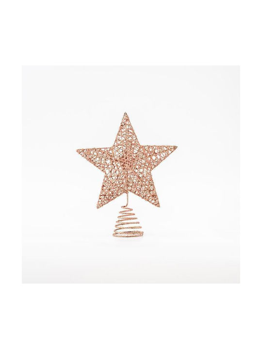 Eurolamp Christmas Christmas Tree Topper Ornament Pink 25x20cm