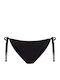 Bikini Slip with Ties Black