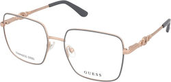Guess Женски Метален Рамка за очила Сив GU2953 020