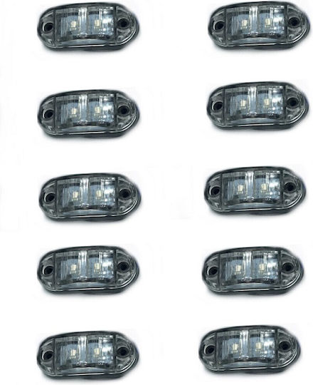 Φώτα Όγκου Φορτηγού 10τμχ 12-24V - Μπλε 3944
