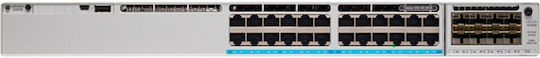 Cisco Catalyst C9300-24U-A Gestionat L2 PoE+ Switch cu 24 Porturi Gigabit (1Gbps) Ethernet