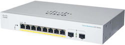 Cisco CBS220-8P-E-2G-EU Verwaltet L2 PoE+ Switch mit 8 Ports Ethernet und 2 SFP Ports