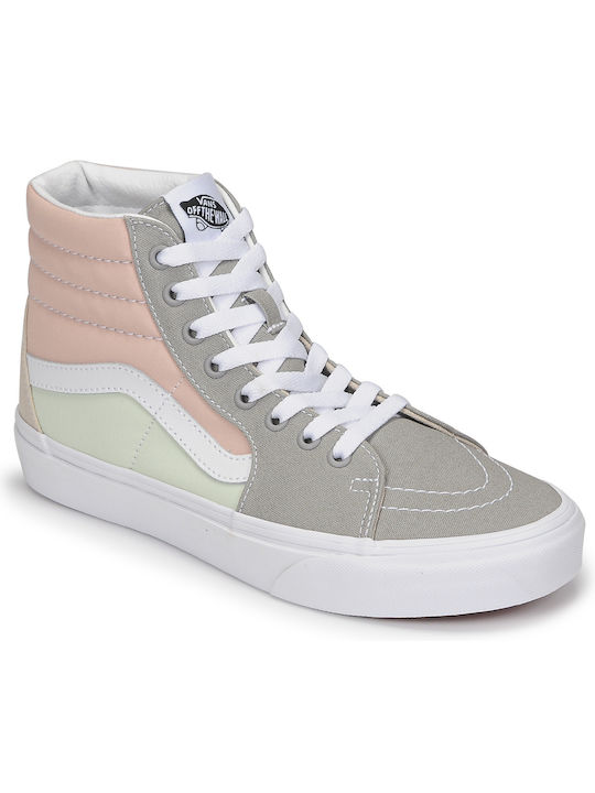 Vans SK8-Hi Γυναικεία Sneakers Μπεζ