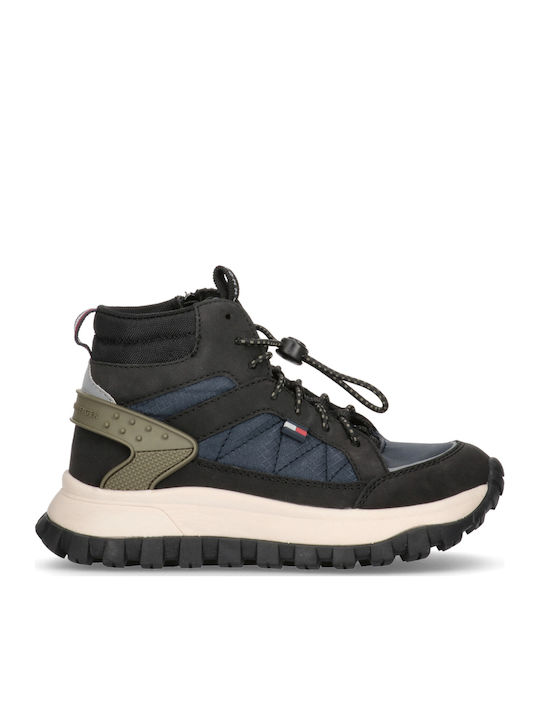 Kids Boots with Laces Black