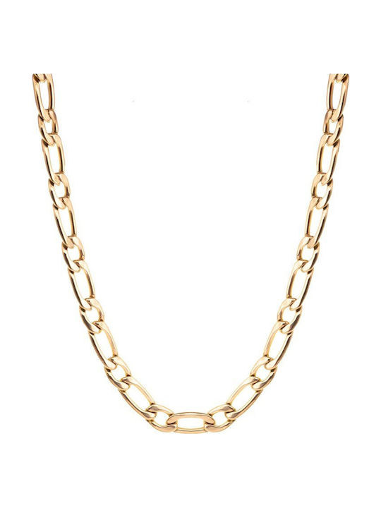 Paraxenies Chain Neck made of Steel Gold-plated