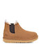 NEUMEL Suede Kids Boots Tabac Brown