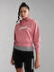 Napapijri Women's Hooded Fleece Sweatshirt Pink