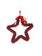 Iliadis Christmas Star Ornament Red