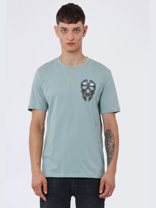 Religion SKULL Ανδρικό T-shirt Κοντομάνικο Πράσινο