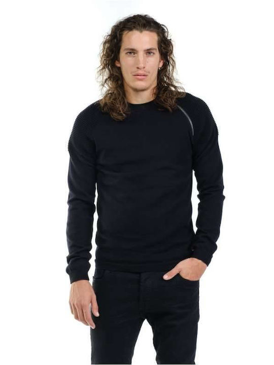 Devergo Men's Long Sleeve Blouse Black