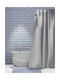 Madi Llano Shower Curtain Fabric 180x200cm Gray