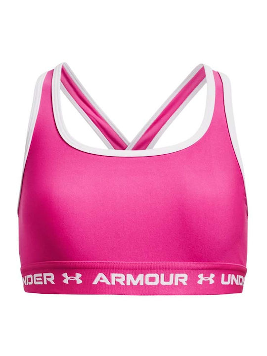 Under Armour Crossback Παιδικό Μπουστάκι Φούξια