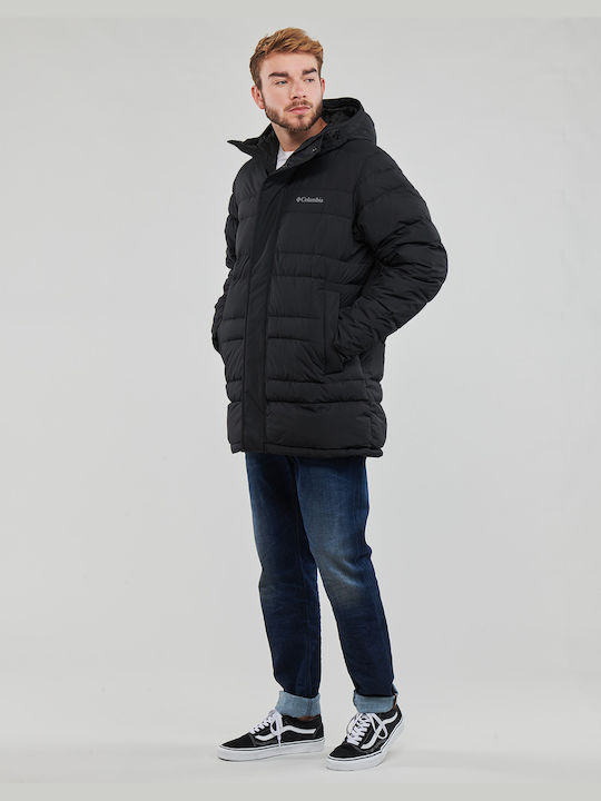 Columbia Herren Winter Jacke Parka Schwarz