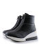 Women's Ankle Boots with Medium Heel Black