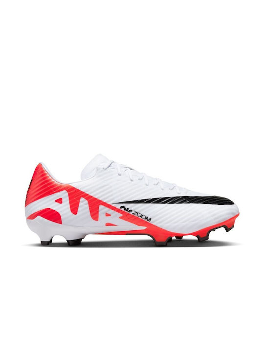 Nike Zoom Mercurial Vapor 15 Academy MG Χαμηλά Ποδοσφαιρικά Παπούτσια με Τάπες Λευκά