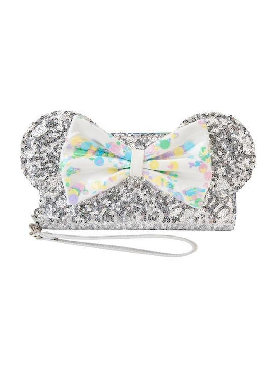 Loungefly Minnie Wallet for Girls Silver WDWA2609