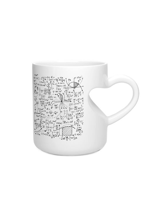 Koupakoupa I Love Ceramic Cup White 330ml