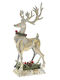 Iliadis Weihnachtliche Glas Figur Hirsche Gold Höhe 35cm