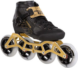 Powerslide 3Χ Inline Αυξομειούμενα Rollers Χρυσά Παιδικά Powerslide 3Χ Inline Αυξομειούμενα Rollers Χρυσά Παιδικά