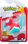 Jazwares Miniature Toy Porygon Pokemon 10cm. (Various Designs/Assortments of Designs) 1pc