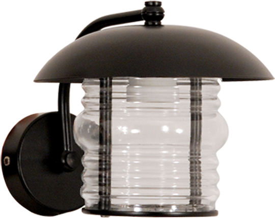 ARlight WLA 926 BK Wandmontierte Außen-Hutleuchte E27 IP44