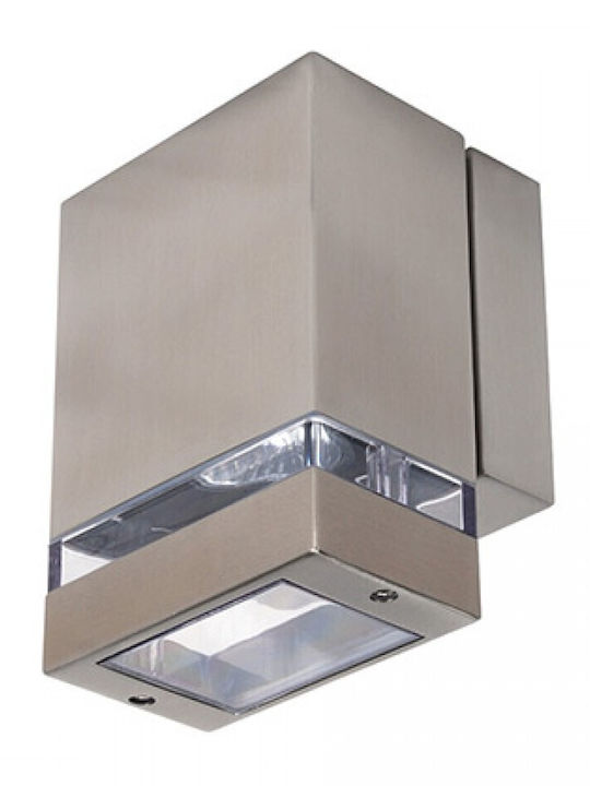 Horoz Electric Стенно Външно Спот Осветление GU10 IP44 Двоен лъч 16x11x10.5εκ.