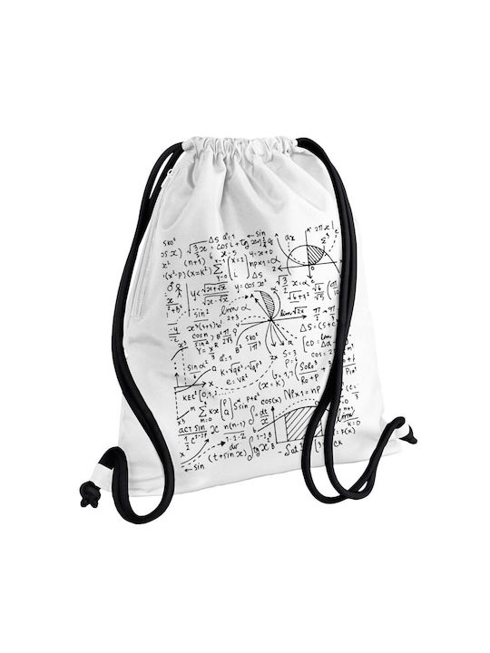 Koupakoupa I Love Maths Gym Backpack White