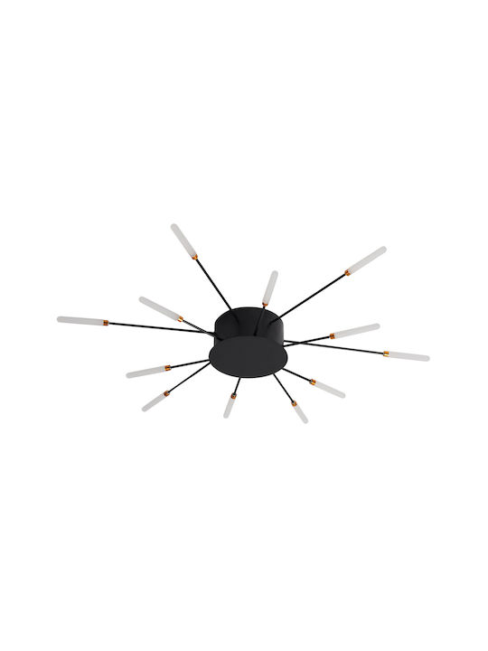 ARlight Ceiling Mount Light 80cm Black with Integrated LED