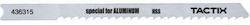 Tactix 436315 Λάμες για Μέταλλο 100mm 5τμχ