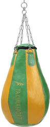 Yakimasport Gigant Δερμάτινος Σάκος Ταχύτητας Άδειος με Ύψος 80cm Πολύχρωμος