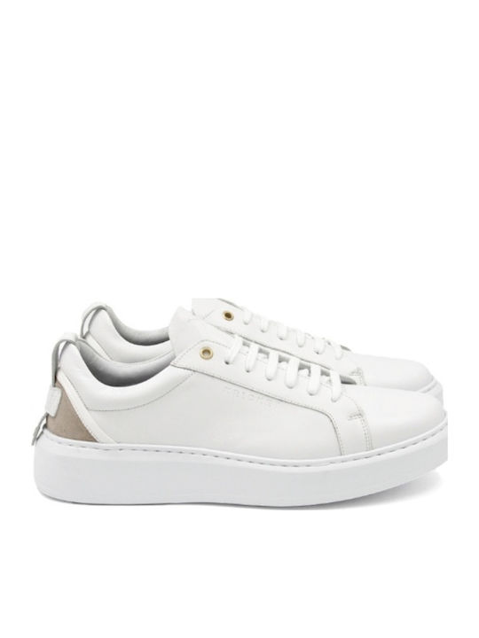 Kricket Ανδρικά Ανατομικά Sneakers Λευκά