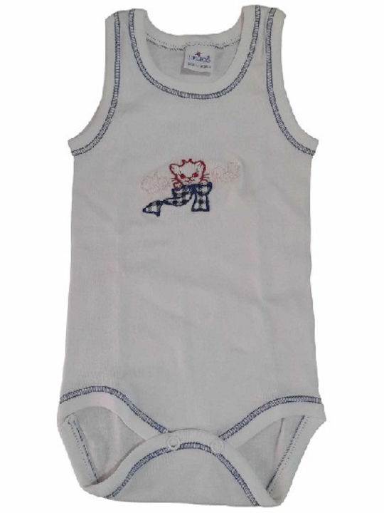 Helios Baby Bodysuit Set Sleeveless White