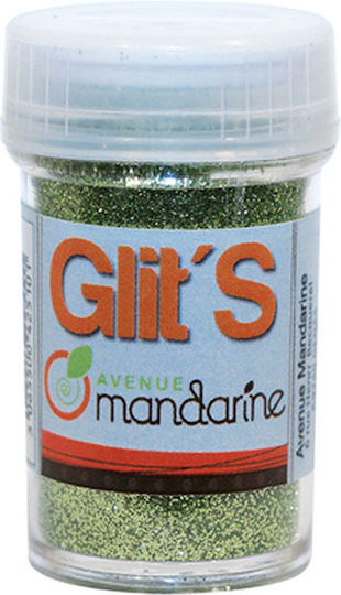 Avenue Mandarine Χρυσόσκονη Glitter Πράσινη σε Αλατιέρα 14gr