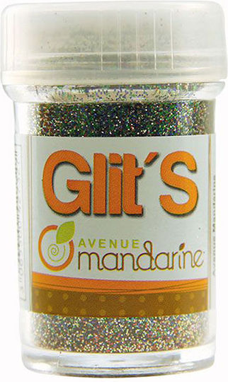 Avenue Mandarine Χρυσόσκονη Glitter Πολύχρωμη σε Αλατιέρα 14gr