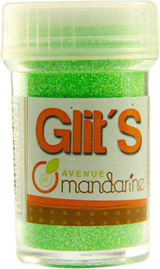 Avenue Mandarine Χρυσόσκονη Glitter Πράσινη σε Αλατιέρα 14gr