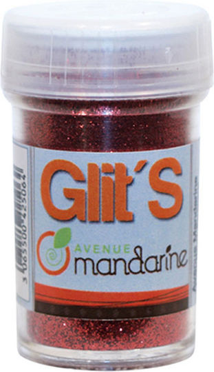 Avenue Mandarine Goldstaub Glitter Rot 14gr