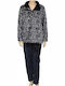 Koyote Winter Women's Pyjama Set Fleece Black